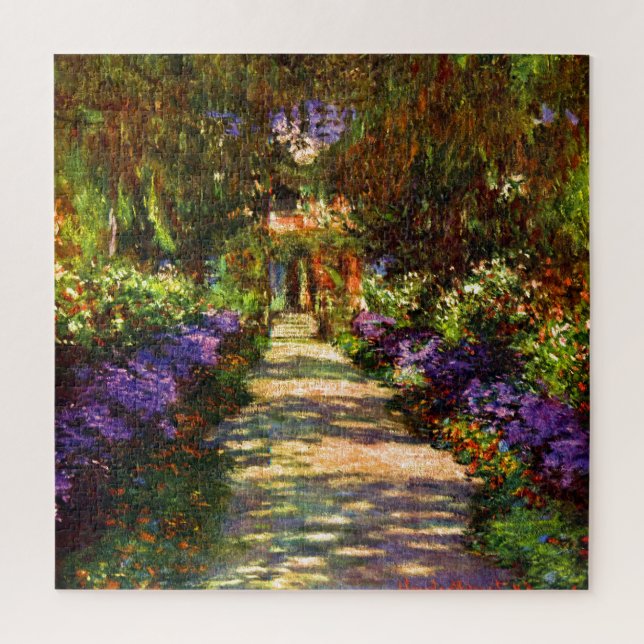 Garden Path by Claude Monet Jigsaw Puzzle (Vertical)