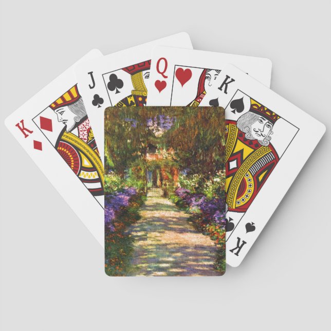 Garden Path by Claude Monet Playing Cards (Back)