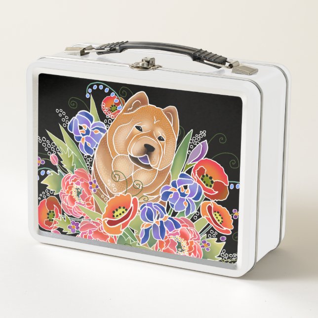 GARDEN PATH Smooth Chow -  Metal Lunch Box (Front)