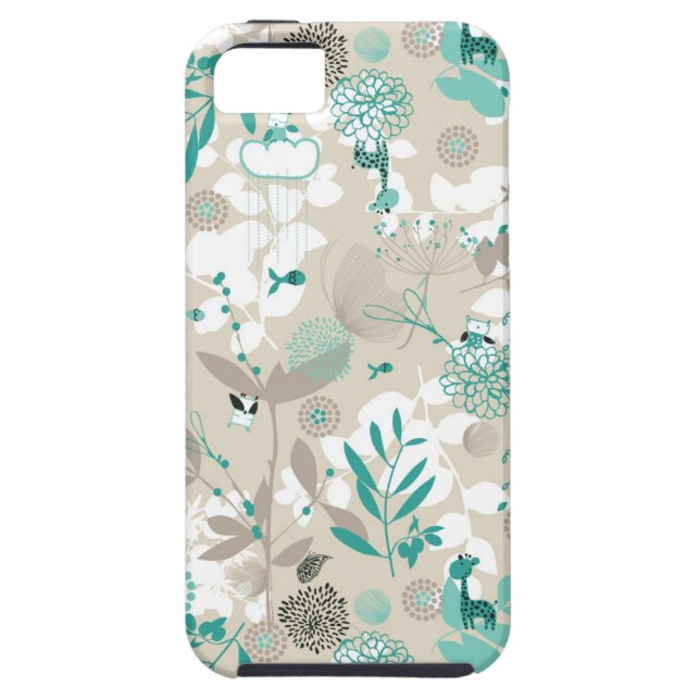 Garden Pattern Case-Mate iPhone Case (Back)