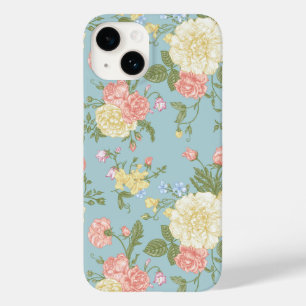 Garden Peony Floral Pattern Case-Mate iPhone 14 Case