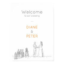 Garden Picnic Minimalist Black and White Wedding