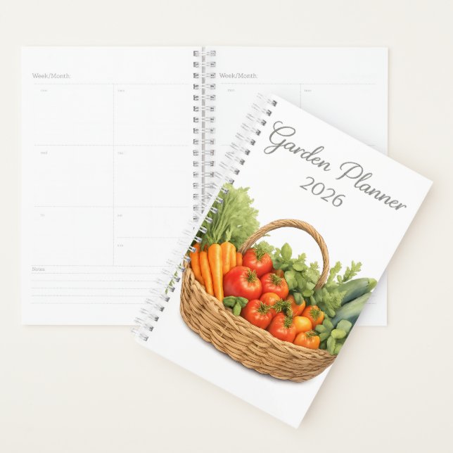 🥕🍅 Garden Planner 2026 🌱📔 (Display)