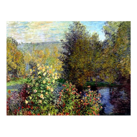 Garden Pond by Monet Postcard