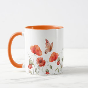 Garden Poppies Mug