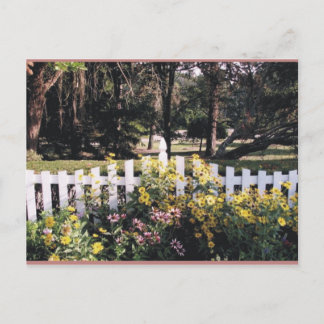 garden postcard