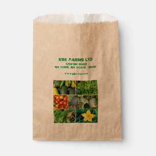 GARDEN PRODUCE- PAPER SACK FAVOUR BAGS