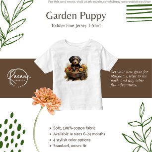 Garden Puppy Toddlers Fine Jersey T-Shirt