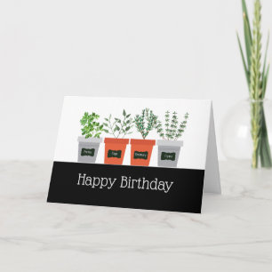Garden Quote Never to old Birthday Humor Card