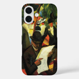 Garden Restaurant by August Macke. Vintage Art iPhone 16 Case