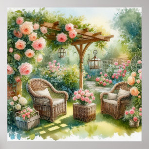 Garden Retreat Landscape 5 Poster