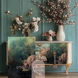 Garden Romance, Butterfly  and Floral Tissue Paper