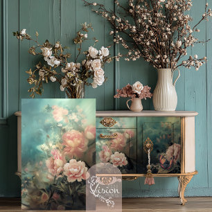 Garden Romance, Peony Floral Tissue Paper