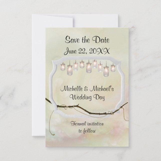 Garden Romance Save the Date (Front)