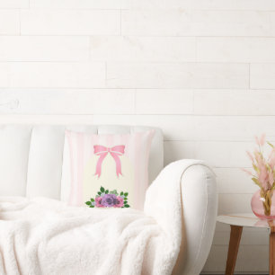 Garden Roses Pink Cushion
