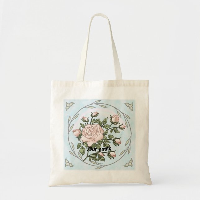 Garden roses  tote bag (Front)