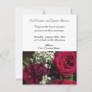 Garden Roses Wedding Invitation