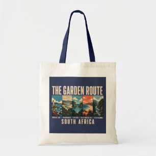 Garden Route South Africa Illustration Vintage Tote Bag