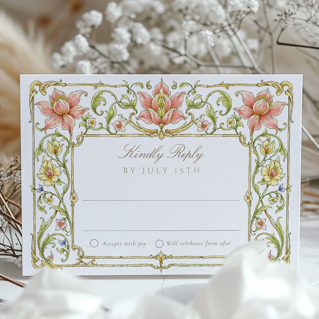Garden RSVP Card Wedding (Creator Uploaded)