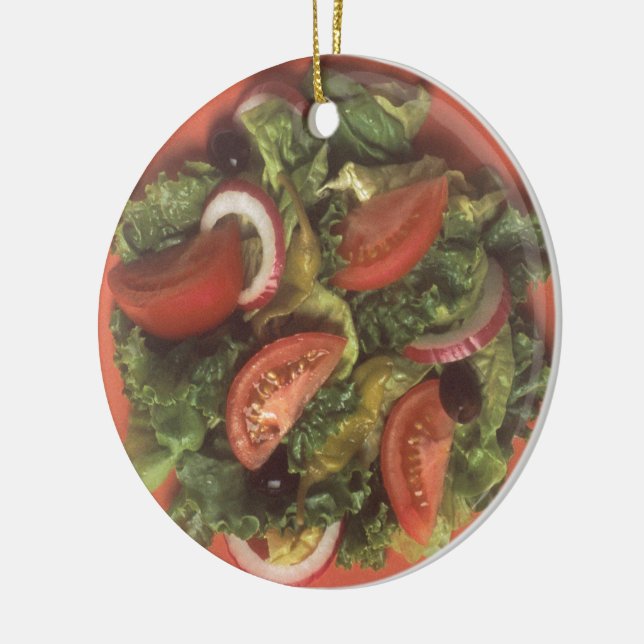 Garden Salad Ceramic Tree Decoration (Left)