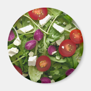 Garden Salad Tomatoes and Feta Cheese Magnet