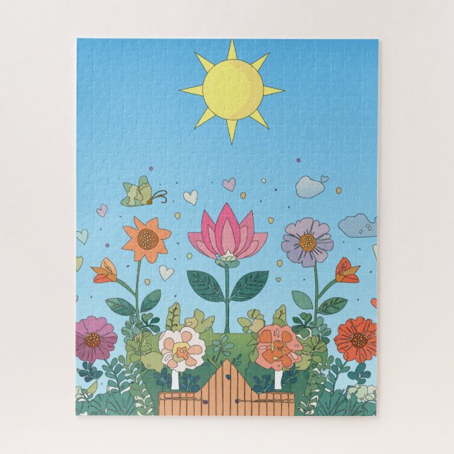 Garden Sanctuary – A Peaceful Retreat Jigsaw Puzzle (Vertical)