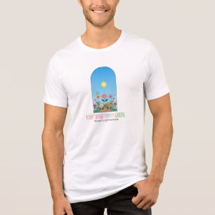 Garden Sanctuary – A Peaceful Retreat Tri-Blend Shirt