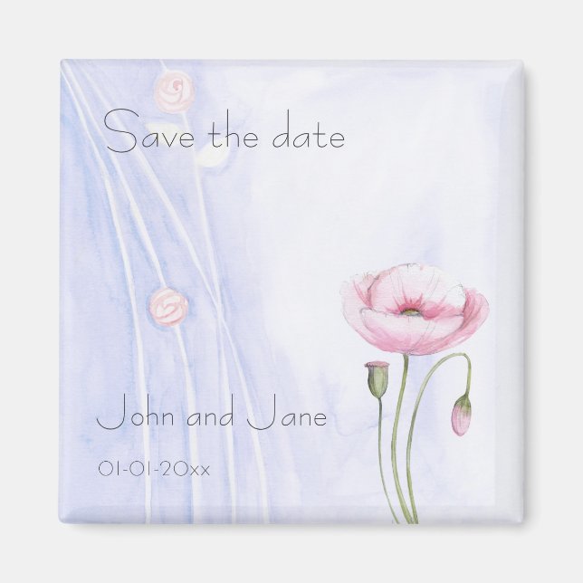 Garden Save the date Magnet (Front)