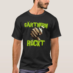 Garden Saying Gardening Rocks With Flower T-Shirt