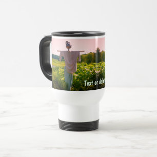 Garden Scarecrow Nature Personalised  Travel Mug