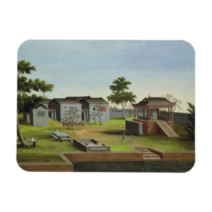 Garden Scene, c.1820-40 (w/c on paper) 3 Magnet