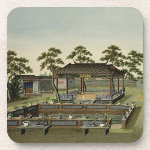 Garden Scene, c.1820-40 (w/c on paper) 4 Coaster