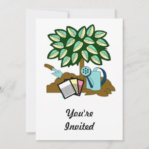 Garden Scene Invitation
