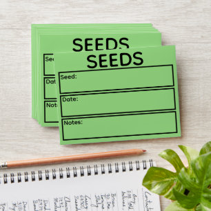 Garden Seed Saving Envelope