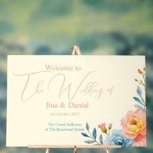 Garden Serenade Acrylic Sign