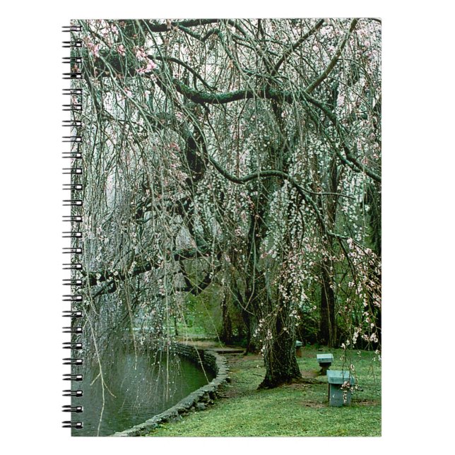 Garden Serenity in Pastels Notebook (Front)