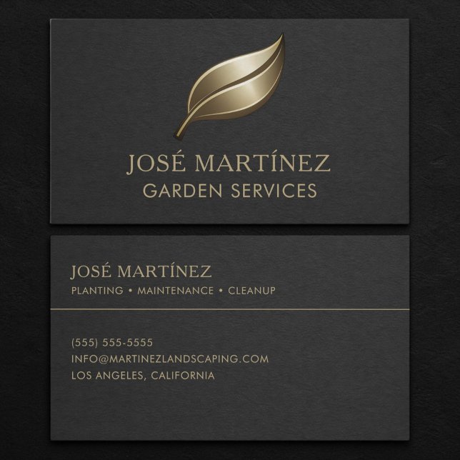 Garden Services Professional Business Card (Creator Uploaded)
