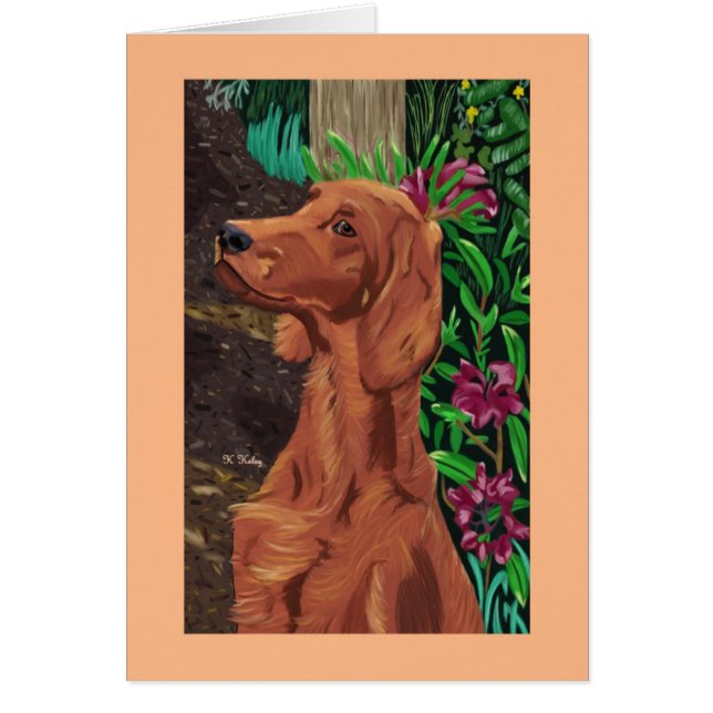 Garden Setter card 2 (Front)