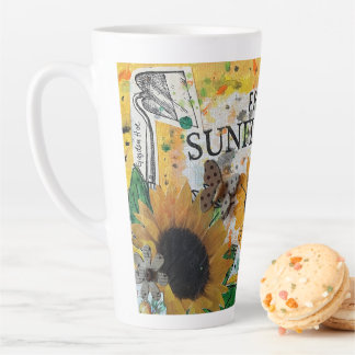 Garden Shop Sunflowers Latte Mug