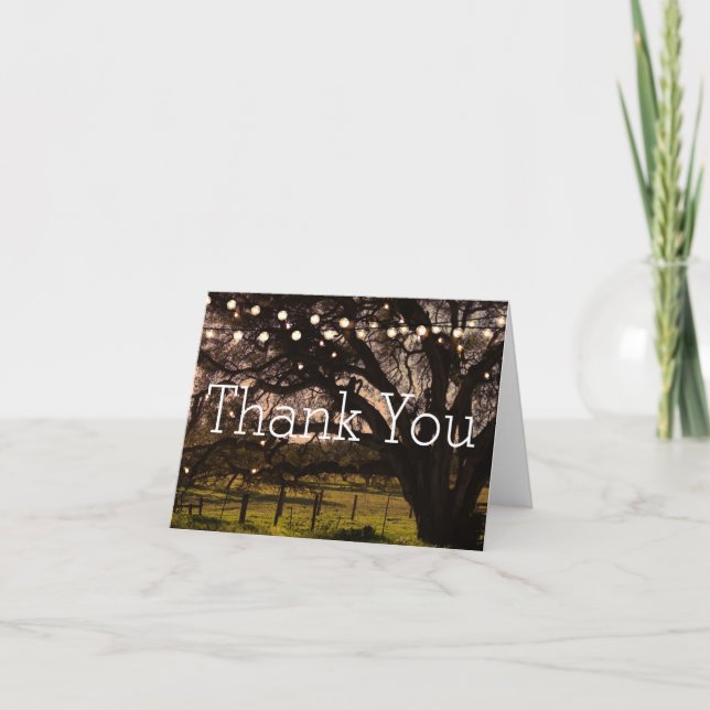Garden Sparkle thank you note Card (Front)