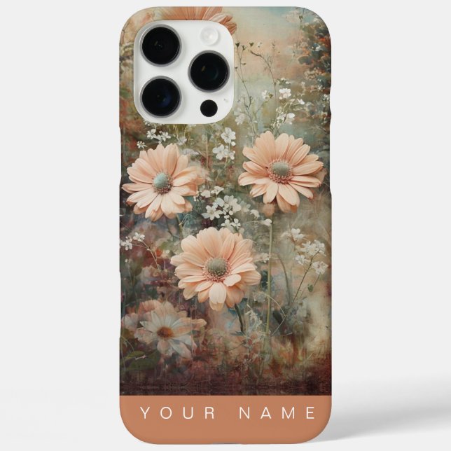 Garden Splendour Peach Case-Mate iPhone Case (Back)