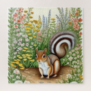 Garden Squirrel  Jigsaw Puzzle