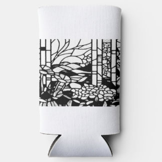 Garden Stained Glass  Seltzer Can Cooler