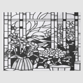 Garden Stained Glass Tissue Paper