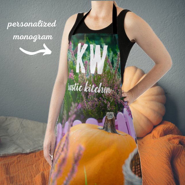 Garden still life with an orange pumpkin apron (Creator Uploaded)