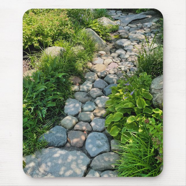 Garden stone path | nature | core life   mouse mat (Front)
