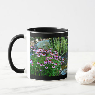 Garden Stream with Purple Coneflowers Mug