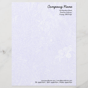 Garden - Subtle Blue Letterhead Design