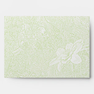 Garden - Subtle Martian Green Envelope