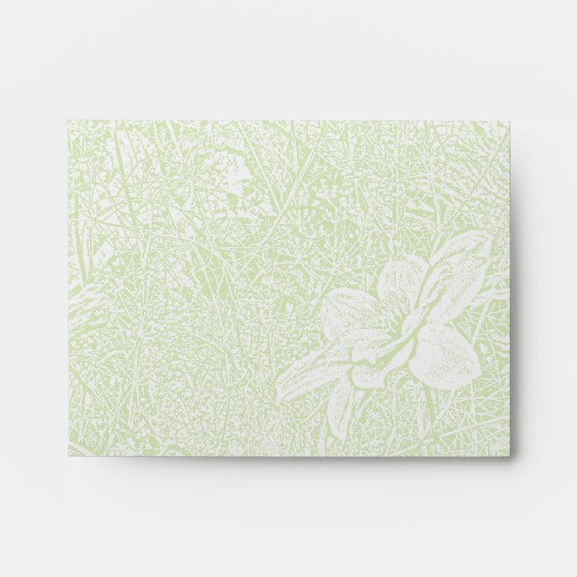 Garden - Subtle Martian Green Envelope (Front)